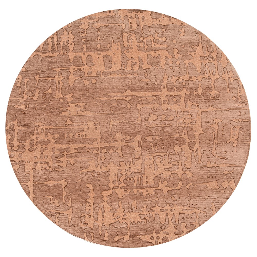 Louis De Poortere Structures Baobab 9199 Circle Rugs in Za Copper